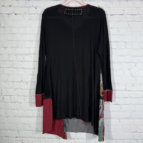 Emma G Babydoll Mini Dress Women Size XL Flowy Gothic Whimsigoth Witchy Vampire - Picture 2 of 12